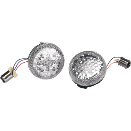 Show Chrome Front LED Turn Signal Conversion Kit Show Chrome Front LED Turn Signal Conversion Kit