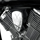 Baron Custom Accessories Chrome Mini Teardrop Air Cover - Enferno