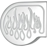 Baron Custom Accessories Front Chrome Horn Cover