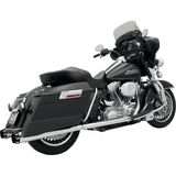 Bassani Xhaust +P Bagger Stepped True-Duals Exhaust With Power Curve