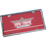 Show Chrome Accessories Automotive License Plate Trim