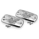 Show Chrome Accessories Master Cylinder Covers - Free Spirit