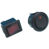 Show Chrome Accessories Round Illuminated Rocker Switch
