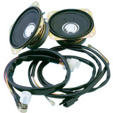 Show Chrome Accessories Rear Speaker Kit With Harness