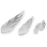 Show Chrome Accessories Stick On Flames