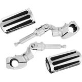 Show Chrome Accessories Teardrop Footpegs