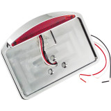 Biker's Choice LED License Plate Frame - Slim Cateye