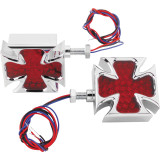 Biker's Choice LED Maltese Cross Turn Signals