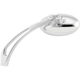 Biker's Choice Oval Girder Mirror With Cross Stem