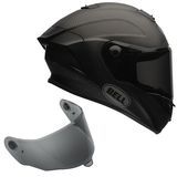 Bell Race Star Helmet With FREE Shield - Solid