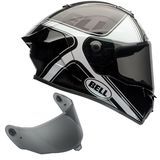 Bell Race Star Helmet With FREE Shield - Tracer