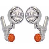 Bagger Brothers LED Driving Lights With Turn Signals