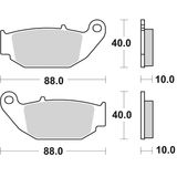 Braking SM1 Semi-Metallic Brake Pads