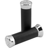 BikeMaster Leather Grips With Eagle