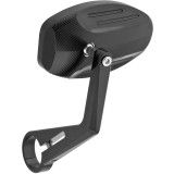 BikeMaster Louvered Lined Oval Bar End Mirrors