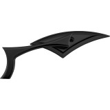 BikeMaster Black Sickle Mirrors