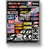 D'COR Visuals Helmet Logo Decal Sheet