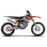 FLU Designs Pro Team Series 4 Graphic Kit - KTM