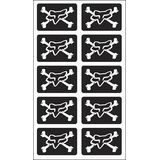 Fox Racing Mini Skulls Sticker Sheet