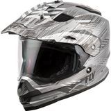 Small Quantum Matte Black//Grey//RED Fly Racing 2020 Trekker Helmet