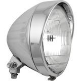HardDrive 6-1/2" Grooved Headlight With Bezel Visor