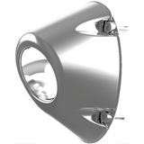 HMF Polished Series Euro Vertical Elliptical End Cap