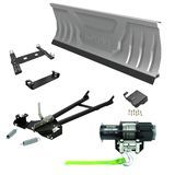 Kolpin ATV Steel Plow Blade Combo With Winch Lift