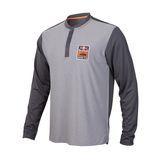KTM PowerWear Red Bull Performance Henley Long Sleeve Shirt