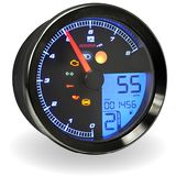 Koso TNT-B Multifunction Gauge - Black