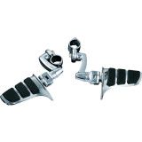 Kuryakyn Longhorn Offset Sweptwing Highway Pegs With Quick Clamps