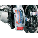 Kuryakyn Curved Vertical Mount License Plate Holder With Tail Light