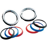 Kuryakyn Deluxe Gauge Bezels With Colored Accents