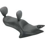 Mustang Touring 1-Piece Seat With Driver Backrest And Receiver