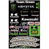 N-Style Universal Decal Kit - Team Green
