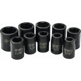 Performance Tool 1/2-Inch Impact Socket Set