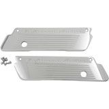 Performance Machine Saddlebag Latch Cover - Fluted