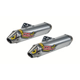 Pro Circuit T-4 Slip-On Exhaust - Dual Without Midpipe