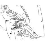 Puig Windscreen Mount For Non-Round Headlights