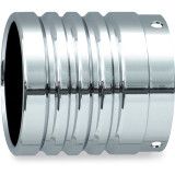 Straight End Quad-Groove Muffler Tip