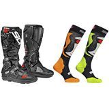 Sidi Crossfire 3 SRS Boots With Free Faenza Socks