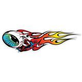 Troy Lee Designs Flaming Eyeball Sticker