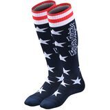 Checkers LE Black Troy Lee Designs Youth GP MX Socks
