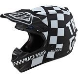 Troy Lee Designs 2021 Youth SE4 Polyacrylite Helmet With MIPS - Checker