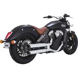 Vance & Hines Twin Slash Rounds Slip-On Exhaust