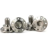Works Connection M6 Titanium Shouldered Mounting Bolts