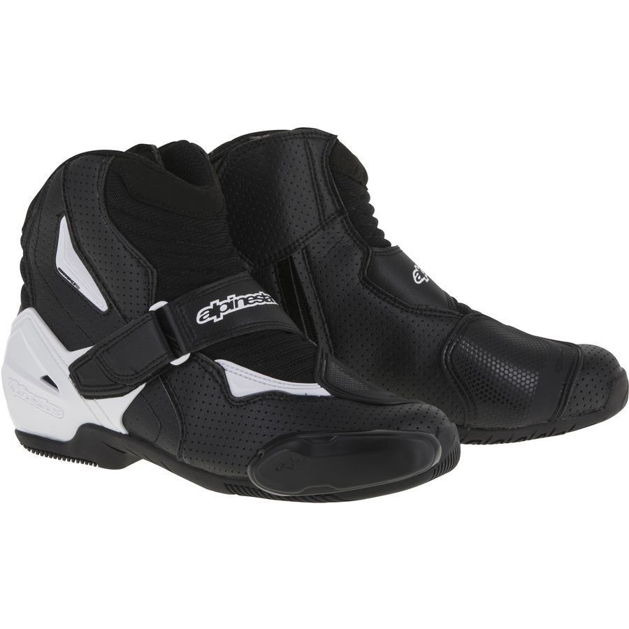 47 EU, Black Black SP-1 v2 Vented Motorcycle Street Road Riding Shoe