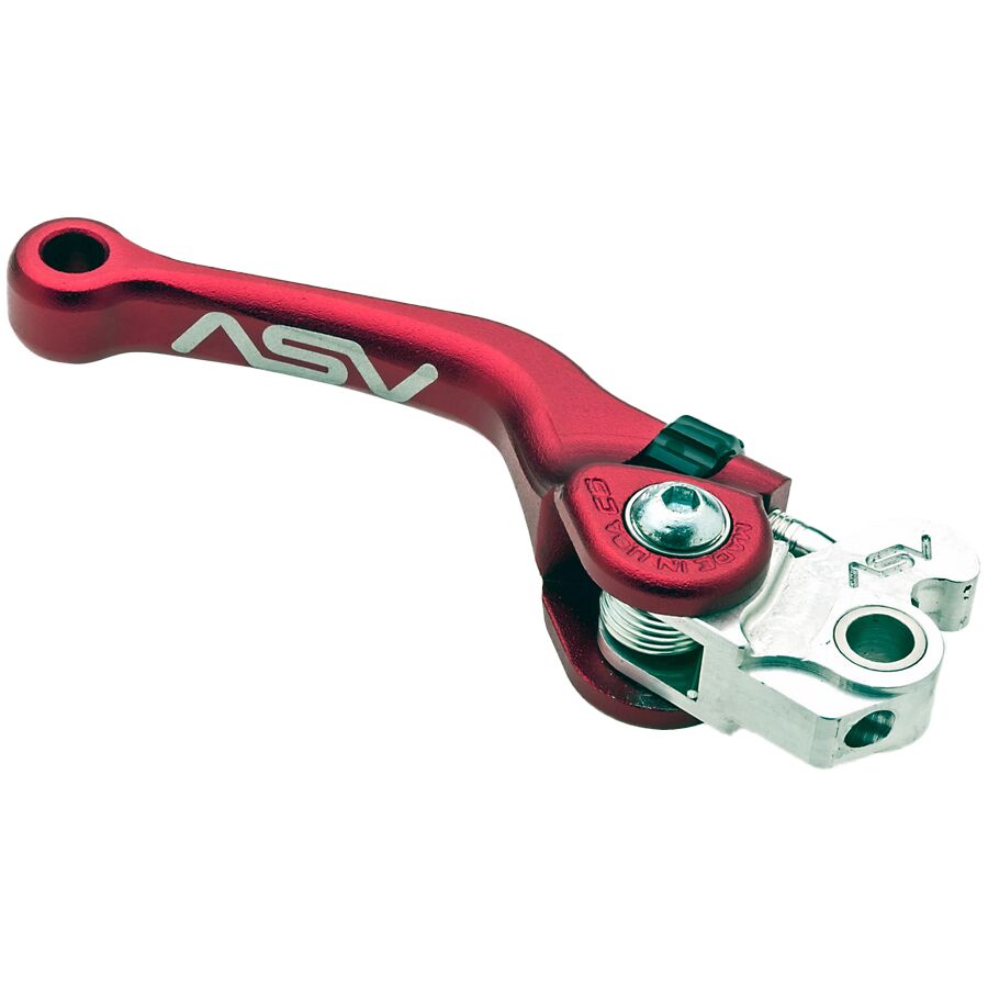 ASV C6 Brake Lever - Red, Shorty