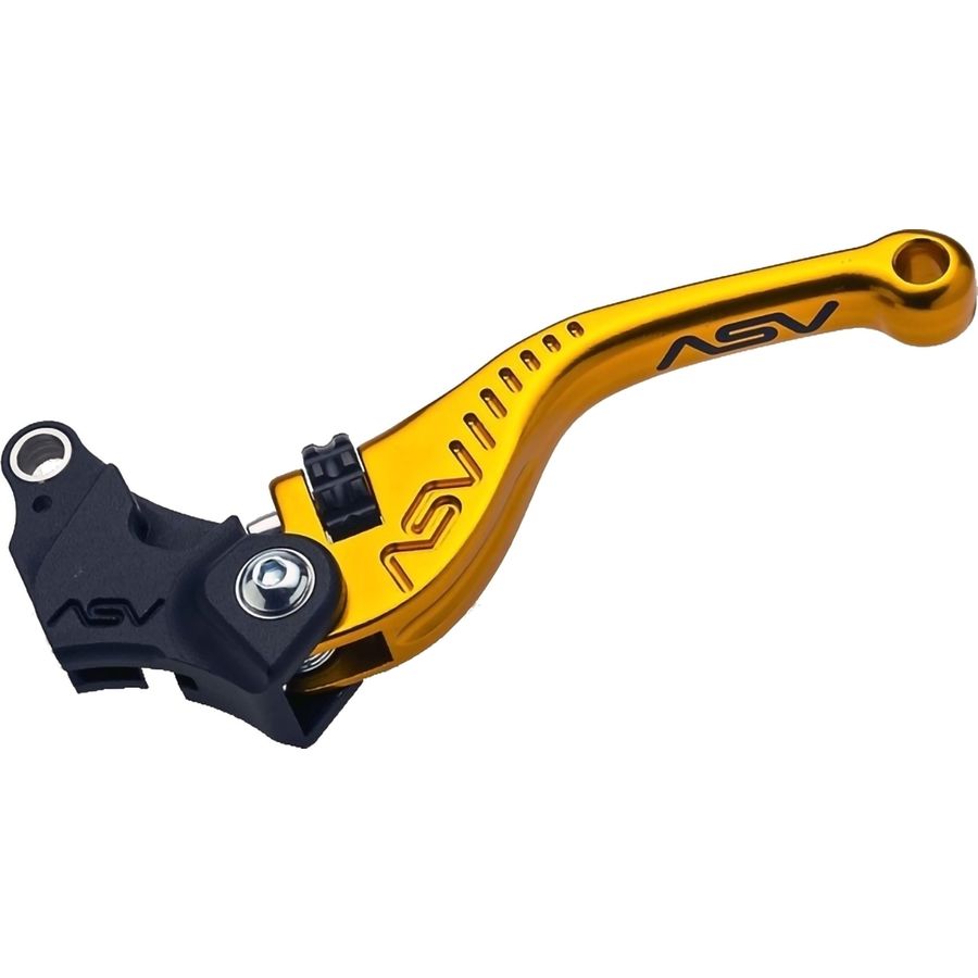 ASV F3 Series Forged Clutch Lever - Gold, Short