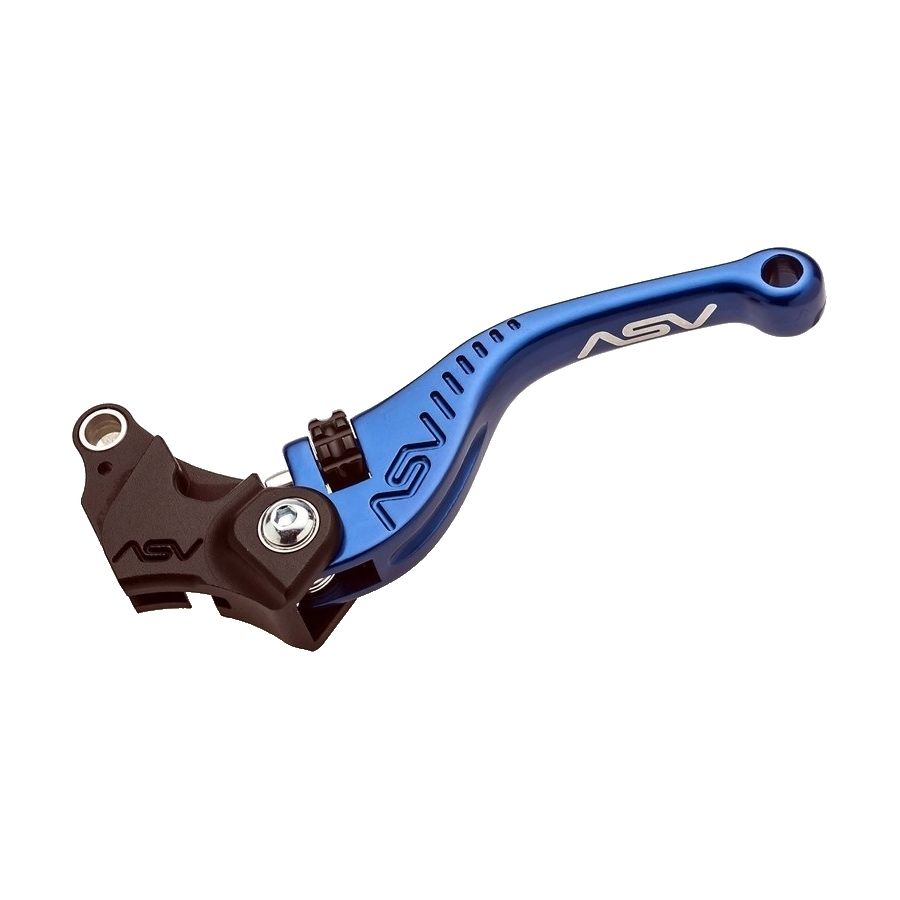 ASV F3 Series Forged Clutch Lever - Blue, Short