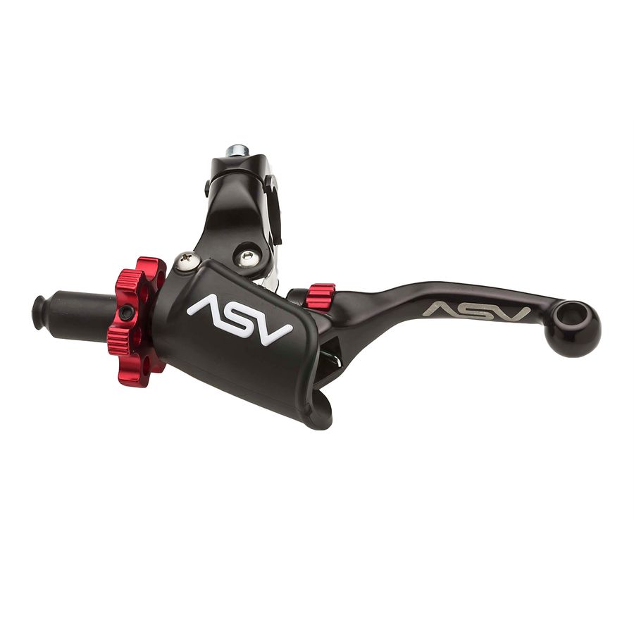 ASV F4 Series Pro Model Clutch Lever - Black, Shorty With Hot Start